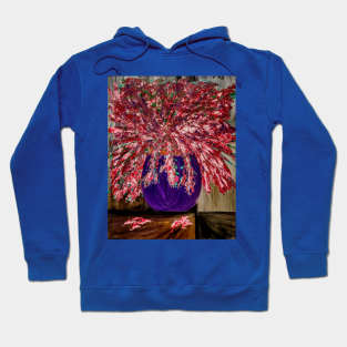 Bright pink flowers Hoodie